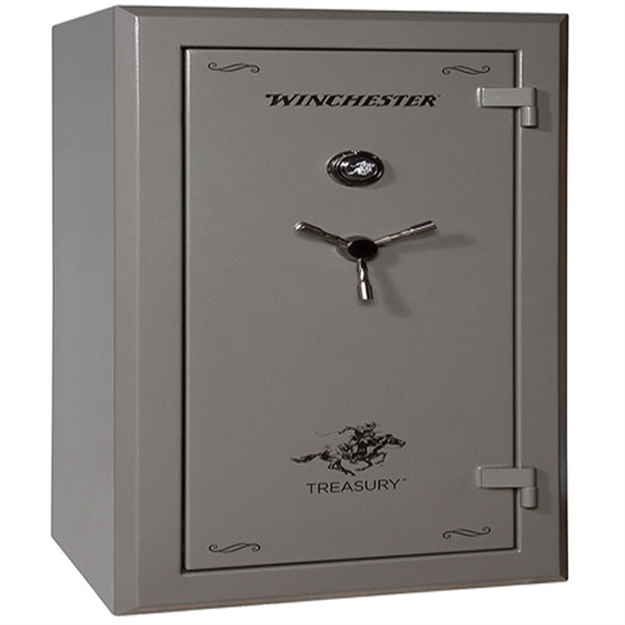 Picture of Winchester Safes Tr72404810m Treasury 48 Gun Safe 72" H X 40" W X 29" D Mechanical Lock Gunmetal Gray