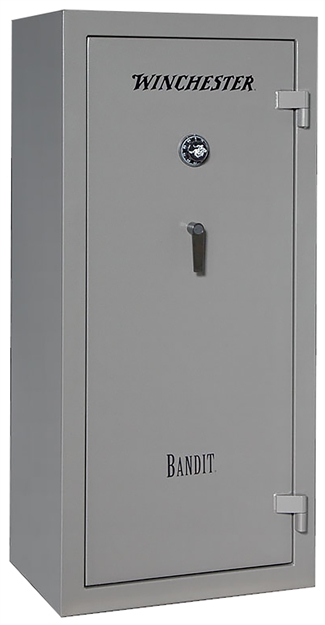 Picture of Winchester Safes  Bandit 19 Combination Entry Gunmetal Powder Coat 14 Gauge Steel Holds UP TO 24 Long Guns Fireproof- Yes SECWINB6028 789830752555