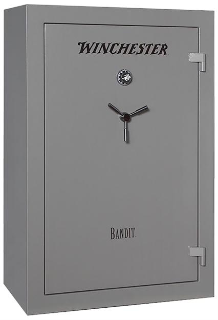 Picture of Winchester Safes  Bandit 31 Electronic Entry Gunmetal Powder Coat 14 Gauge Steel Holds UP TO 38 Long Guns Fireproof- Yes SECWINB6040E