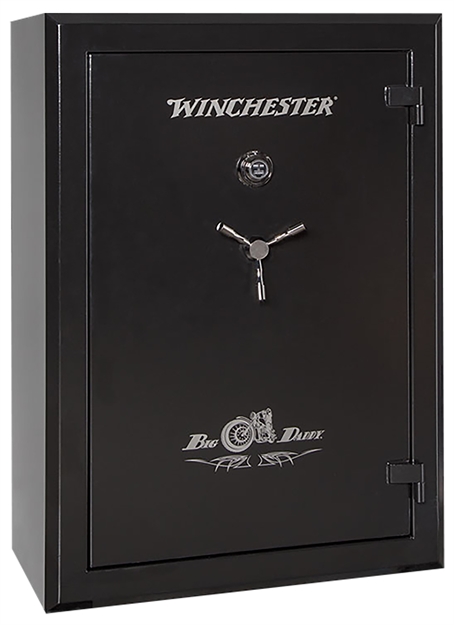 Picture of Winchester Safes  Big Daddy  Electronic Entry Black Powder Coat 12 Gauge Steel Holds UP TO 42 Long Guns Fireproof- Yes SECWINBD5942BE 789830747650