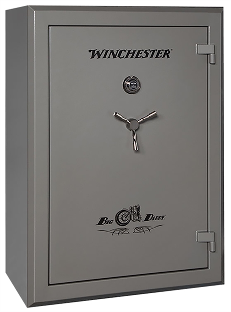 Picture of Winchester Safes  Big Daddy  Electronic Entry Gunmetal Powder Coat 12 Gauge Steel Holds UP TO 42 Long Guns Fireproof- Yes SECWINBD5942GE