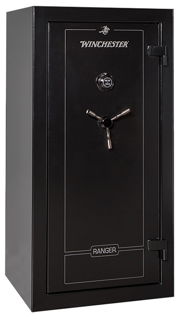 Picture of Winchester Safes  Ranger 26 Electronic Entry Black Powder Coat 12 Gauge Steel Holds UP TO 28 Long Guns Fireproof- Yes SECWINR26BKE
