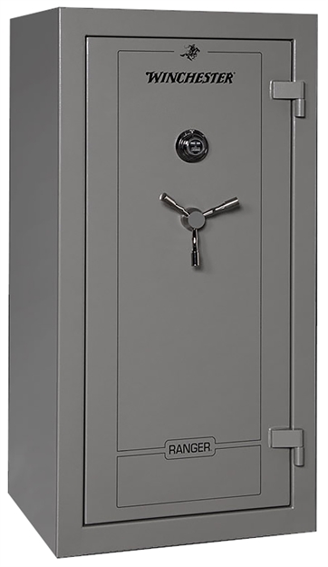 Picture of Winchester Safes  Ranger 26 Electronic Entry Gunmetal Powder Coat 12 Gauge Steel Holds UP TO 28 Long Guns Fireproof- Yes SECWINR26GME