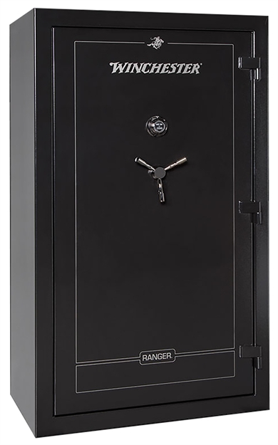 Picture of Winchester Safes  Ranger 44 Electronic Entry Black Powder Coat 12 Gauge Steel Holds UP TO 44 Long Guns Fireproof- Yes SECWINR44BLE