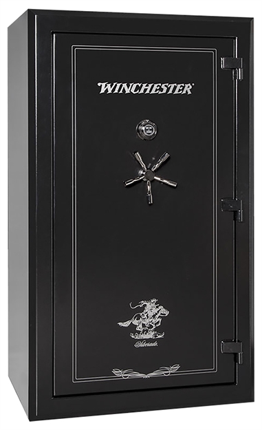 Picture of Winchester Safes  Silverado 51 Electronic Entry Black Powder Coat 10 Gauge Steel Holds UP TO 48 Long Guns Fireproof- Yes