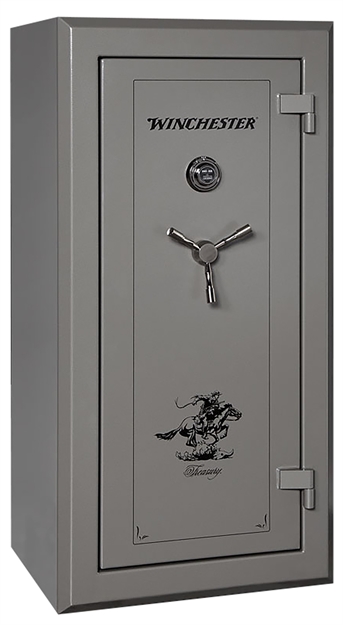 Picture of Winchester Safes  Treasury 26 Electronic Entry Gunmetal Powder Coat 10 Gauge Steel Holds UP TO 26 Long Guns Fireproof- Yes