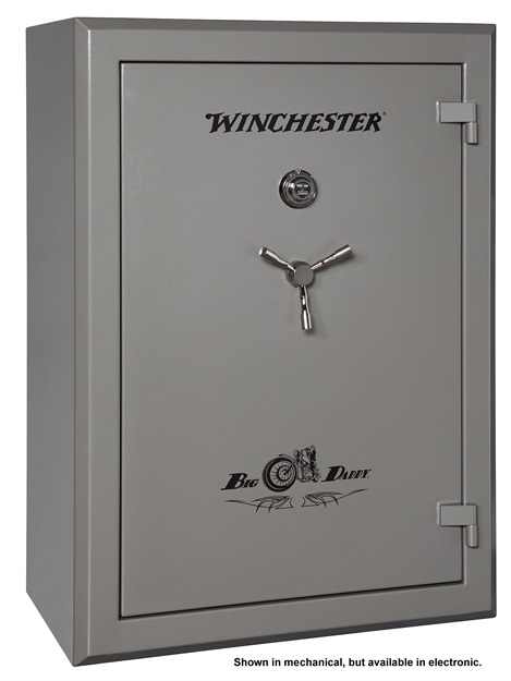 Picture of Winchester Safes Bd72424710e Big Daddy Xlt Gun Safe 72" H X 42" W X 27" D (Exterior) Electronic Lock Gunmetal Gray