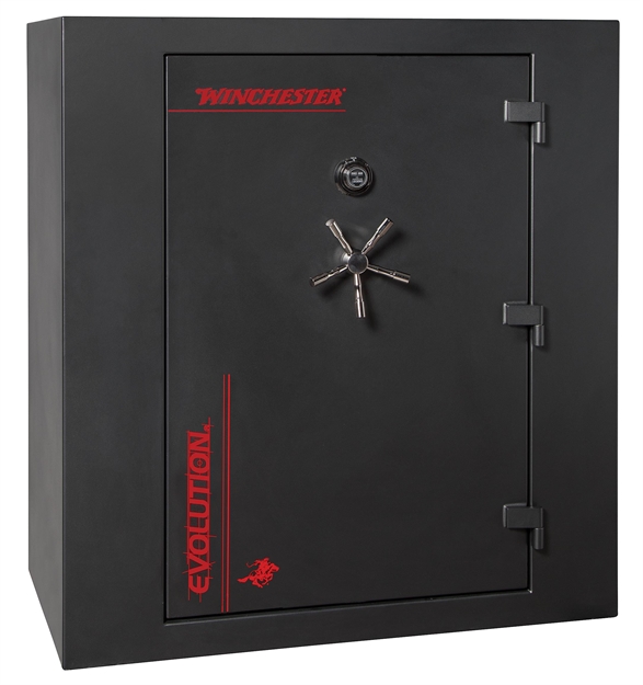 Picture of Winchester Safes E5955559m Evolution 55 Gun Safe 59" H X 55" W X 29" D (Exterior) Mechancial Lock Black