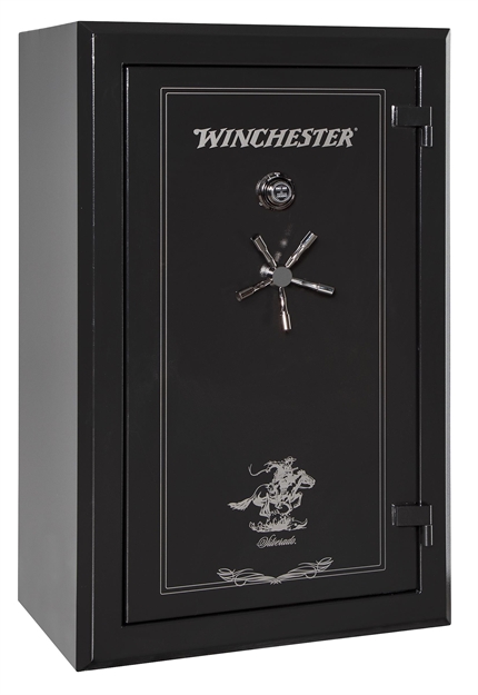 Picture of Winchester Safes S598337m Silverado 33 Gun Safe 60" H X 38" W X 25" D (Exterior) Mechanical Lock Black
