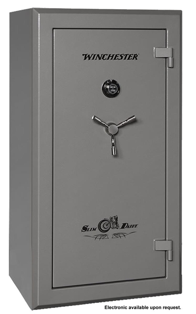 Picture of Winchester Safes Sd59322710m Slim Daddy Gun Safe 59" H X 32" W X 25" D (Exterior) Mechanical Lock Gunmetal Gray