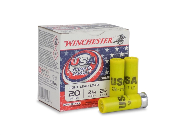 Picture of Winchester Super-Target 20 GA 2-3/4" 7/8 OZ No. 7.5 Shot