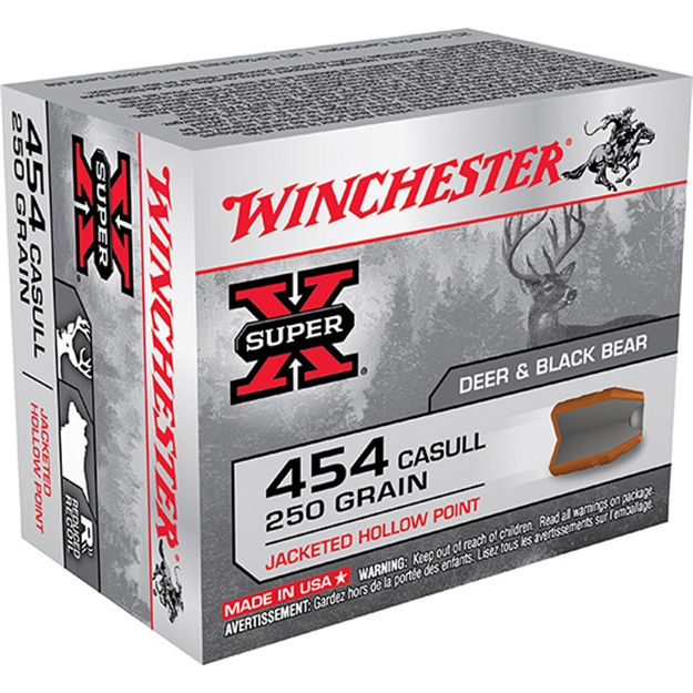 Picture of Winchester 454 250Gr Jhp Sup-X