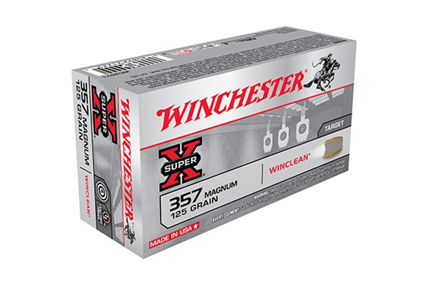 Picture of Winchester Super-X Clean Pistol Ammo 357 Mag, Jsp, 125 Gr, 1370 Fps, 50 Rnd, Boxed