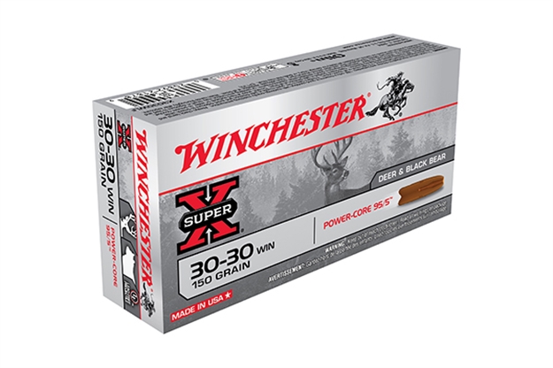 Picture of Winchester Super-X Rifle Ammo 30-30 , Power Core, 150 Grains, 2390 Fps, 20, Boxed