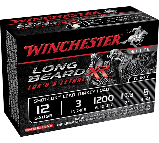 Picture of  Winchester Ammo Stlb1235 Long Beard XR Shot-Lok 12Gauge 3" 1 3/4Oz 5Shot 10 Per Box/10 Case