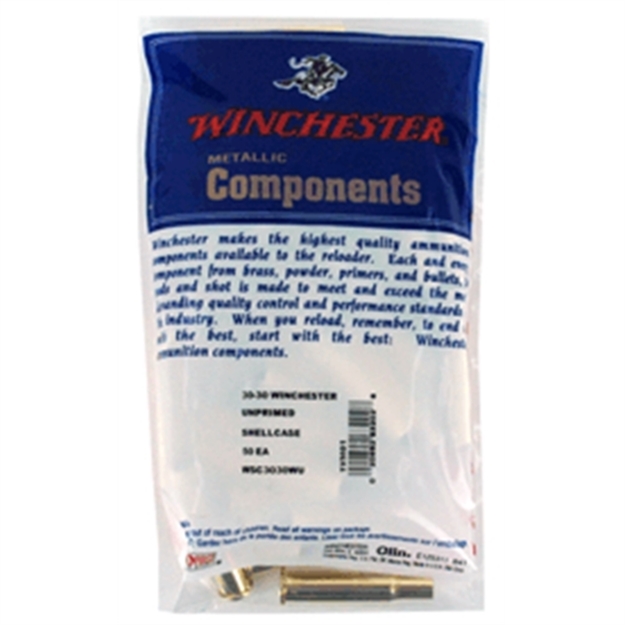 Picture of  Winchester Ammo Wsc3030wu Unprimed Cases  30-30Win Rifle Brass 50/Bag