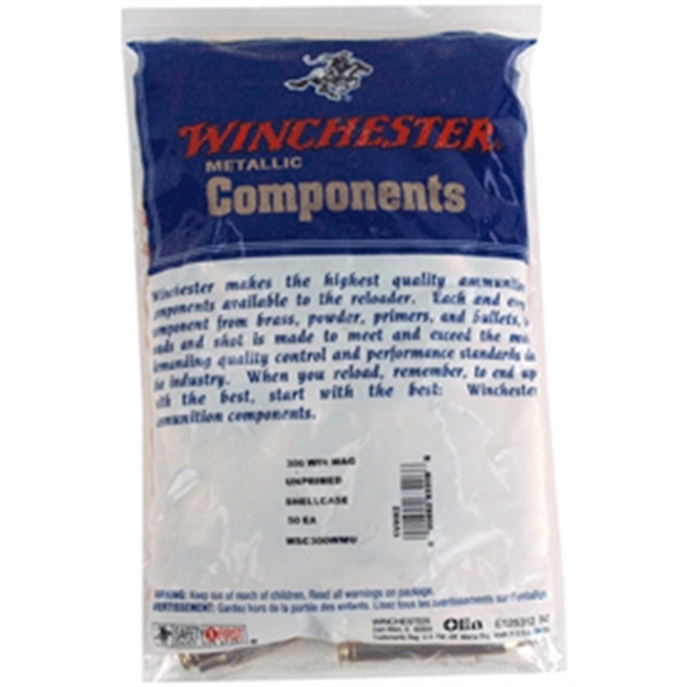 Picture of  Winchester Ammo Wsc300wmu Unprimed Cases  300Winmag Rifle Brass 50/Bag