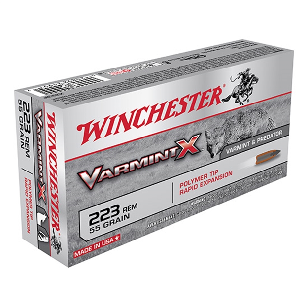 Picture of Winchester Super-X Rifle Ammo 223 Rem, Varmint X, 55 Grains, 3240 Fps, 20, Boxed 020892219977