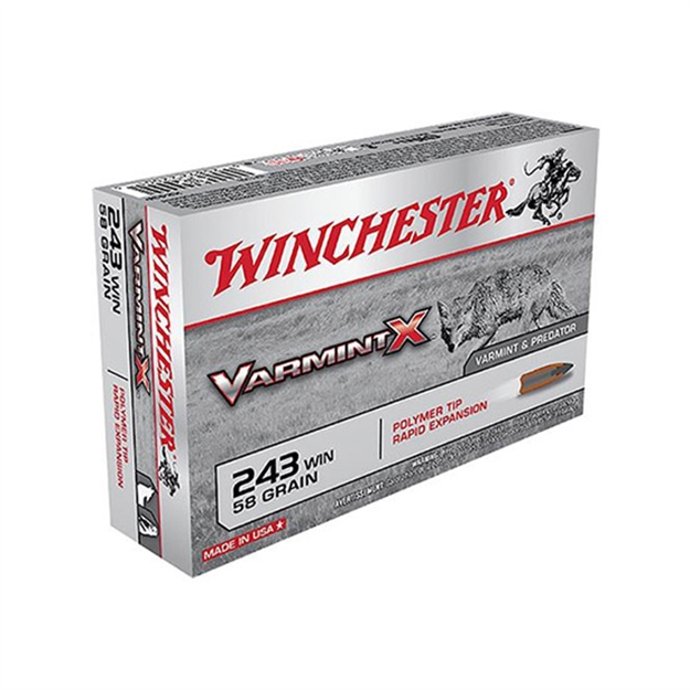 Picture of Winchester Varmint X 243 58Gr Polytip