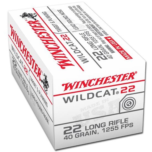 Picture of Winchester Ammo Usa22lr Usa Wildcat 22Lr 40Gr Lead Round Nose 5000Rds *Sold BY The Case WW22LR500