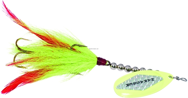 Picture of Windels Muskie Harasser Bucktail Spinner, 7", Chartreuse/Chartreuse