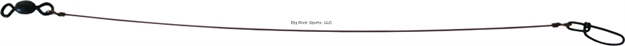 Picture of Windels Muskie/Pike Leader 12" 90# Blk Crane Swivel
