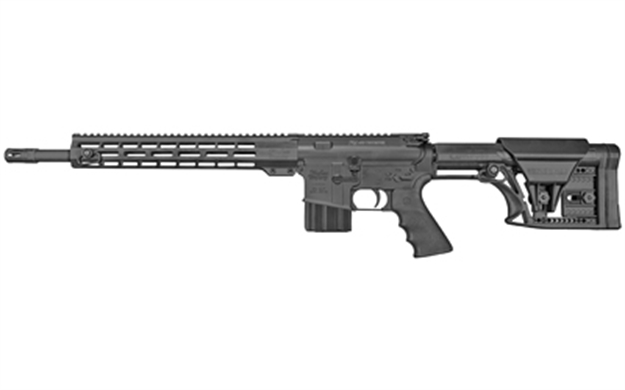 Picture of  Windham Weaponry R16sfsl450 450 Thumper  450 Bushmaster 16" 5+1 Black Hard Coat Anodized Black Fixed Luth-Ar With Adjustable Cheek Stock Black Hogue Overmolded Grip Right Hand 848037047564