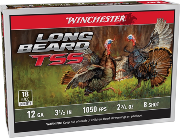 Picture of  Winchester Ammo Lbtss12l8 Long Beard Tss  12Gauge 3.50" 2 3/4Oz Tungsten 8Shot 5 Per Box/10 Case 020892028975