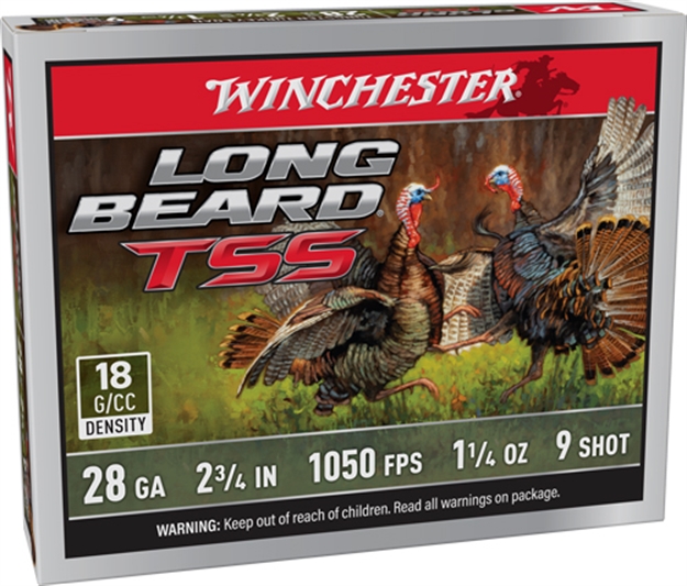 Picture of  Winchester Ammo Lbtss289 Long Beard Tss  28Gauge 2.75" 1 1/4Oz Tungsten 9Shot 5 Per Box/10 Case 020892029095
