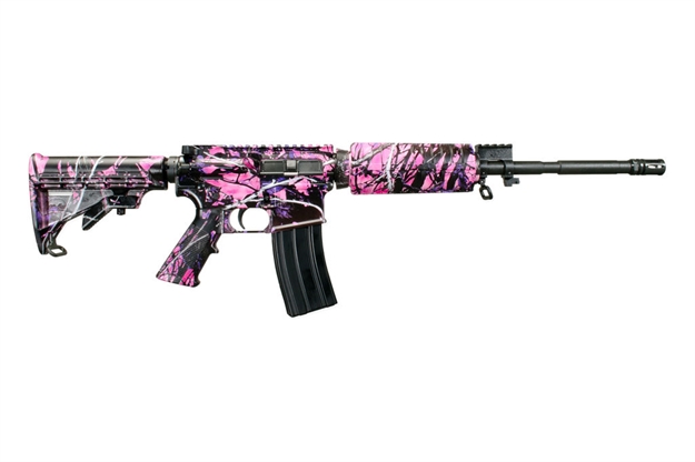 Picture of  Windham Weaponry R16m4fttc4 Src  5.56X45mm Nato Caliber With 16" Barrel, 30+1 Capacity, Muddy Girl Metal Finish, Muddy Girl 6 Position Stock & Polymer Grip Right Hand 848037017765