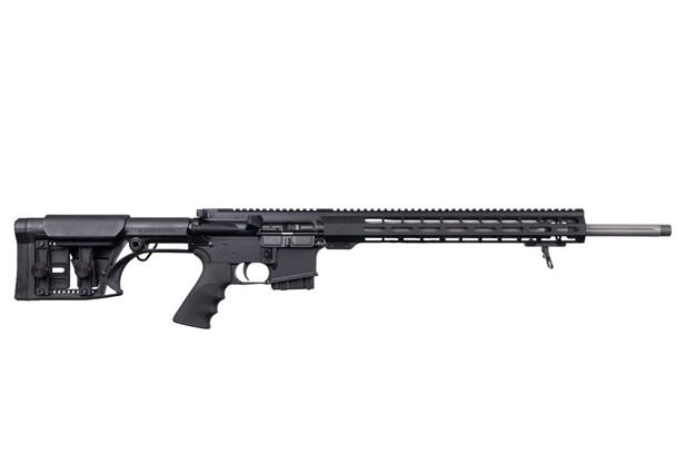 Picture of  Windham Weaponry R20fssfttl R20 Varmint 5.56X45mm Nato 20" 5+1 Black Hard Coat Anodized Rec Black Fixed Luth-Ar With Adjustable Cheek Stock Black Hogue Rubber Grip Right Hand 848037058522