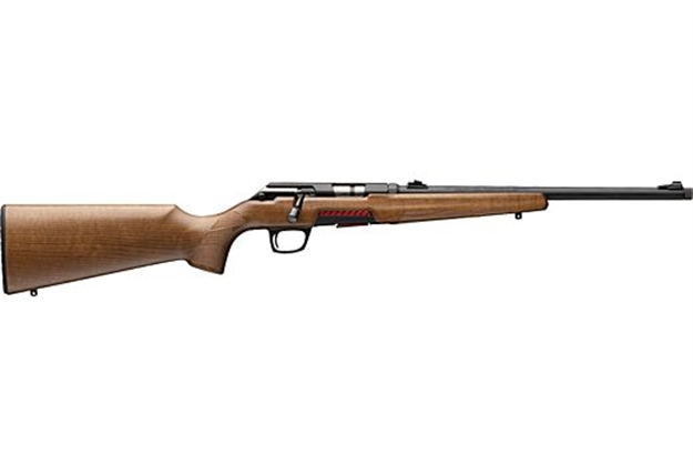 Picture of  Winchester Repeating Arms 525214102 Xpert Sporter SR Full Size 22 LR 10+1 16.50" Matte Black Threaded Sporter Barrel, Drilled & Tapped Matte Black Steel Receiver, Fixed Satin Walnut Stock