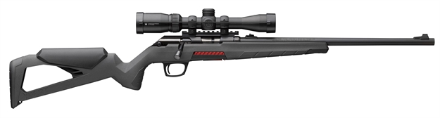 Picture of  Winchester Repeating Arms 525233102 Xpert Combo Full Size 22 LR 10+1 18" Matte Black Barrel, Drilled & Tapped Steel Receiver, Gray Synthetic Molded Stock, Vortex Crossfire II 2-7X32mm Scope 048702027031