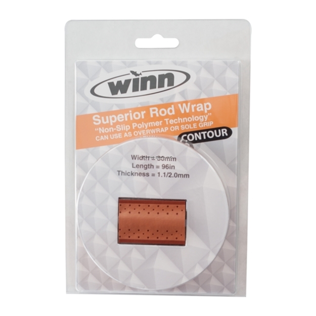 Picture of Winn Grips Contour Rod Grip Overwrap, 96" L,30Mmw,  Saddle, All-Weather-Durable WD Polymer Material
