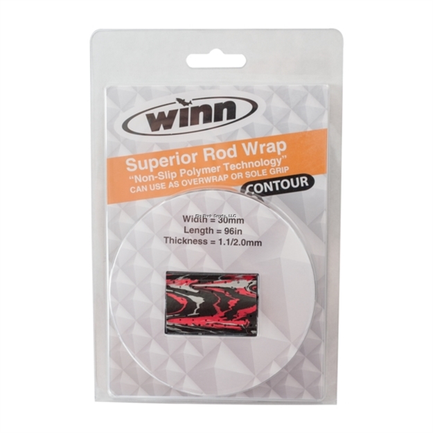 Picture of Winn Grips Contour Rod Grip Overwrap, 96" L,30Mmw,  Wildfire, All-Weather-Durable WD Polymer Material