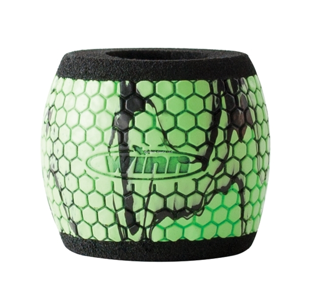 Picture of Winn Grips Reel Grip Sleeve 2Pk - Barrel - Chartreuse & Black