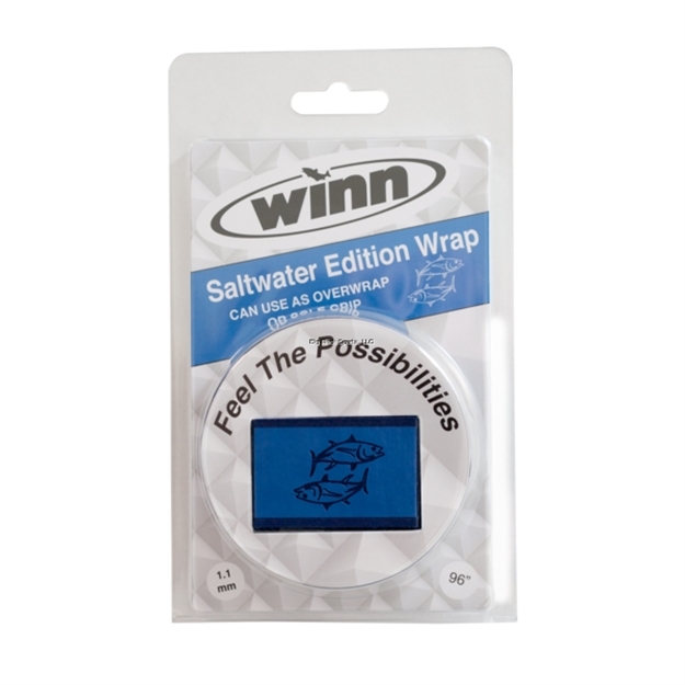 Picture of Winn Grips Superior Rod Grip Overwrap, Tuna, 96" L, Blue, All-Weather-Durable WD Polymer Material