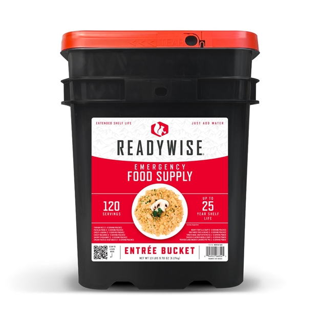 Picture of Readywise Rw01120 Grab N GO Bucket Freeze Dried Entrees 120 Servings Per Bucket 01-120