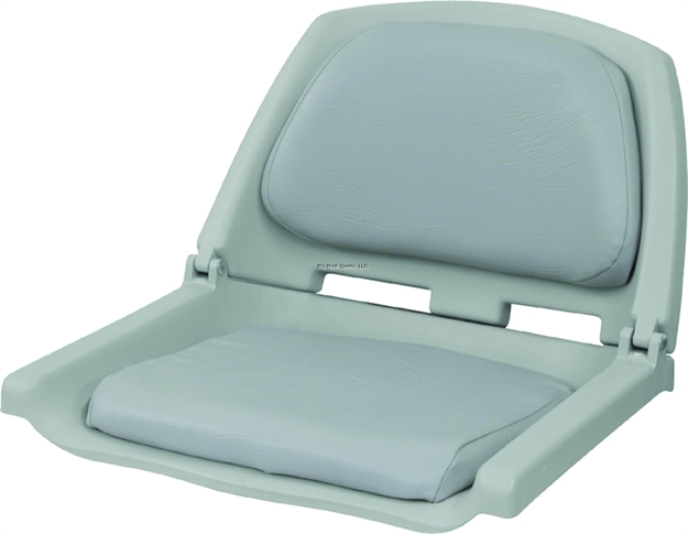Picture of Wise Folding Plastic Frame Seat W Cushion Pads Grey/Grey