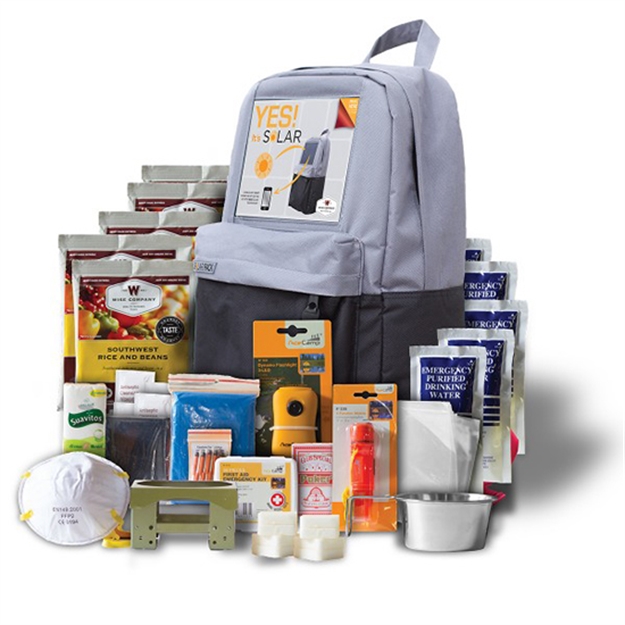 Picture of Wise Foods 5 Day Survival Solar Pack Solar Power Boost Backpack/Kit