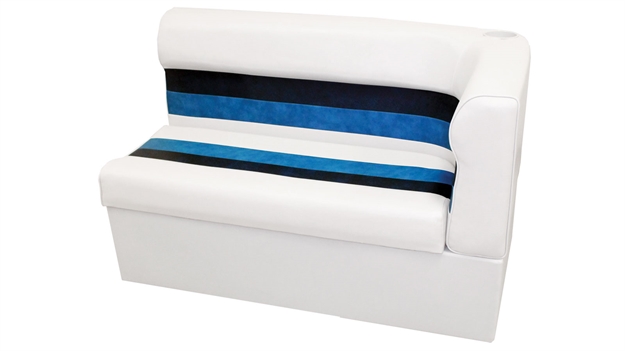 Picture of Wise Foods Corner Lnge L Wht/Navy/Blu