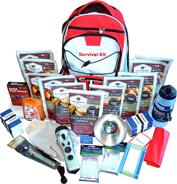 Picture of Wise Foods Essential Survival Kit 2 Week IN Backpack