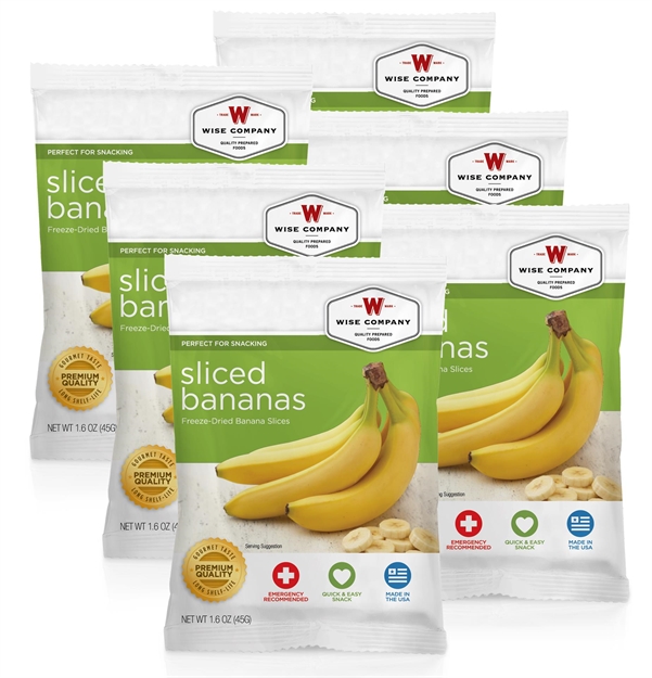 Picture of Wise Foods Freeze Dried Bananas Case OF 6