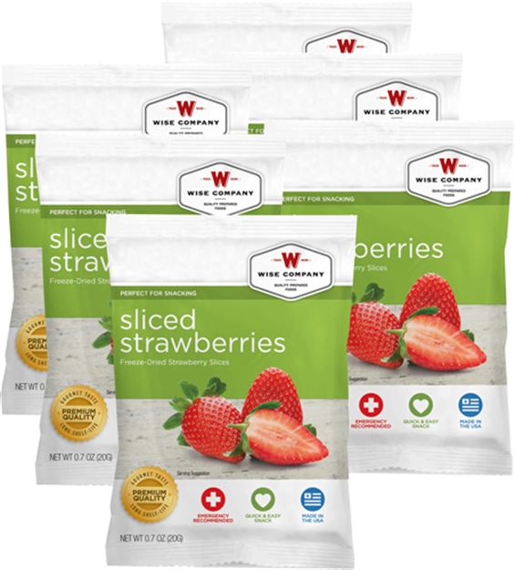 Picture of Readywise Sk05006 Simple Kitchen Freeze Dried Fruit Strawberry 1 Serving Pouch 6 Per Case 05405 10851238005681
