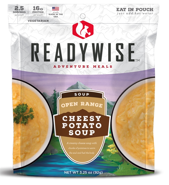 Picture of Readywise Rw05010 Outdoor Food Kit Open Range Cheesy Potato Soup 2.5 Servings IN A Resealable Pouch, 6 Per Case RW05-010 855491007345