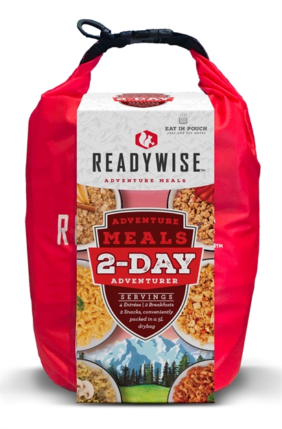 Picture of Readywise Rw05919 Outdoor Food Kit 2 Day Adventure Pack W/Dry Bag Includes 4 Entrees, 2 Breakfasts And 2 Snacks RW05-919 855491007393