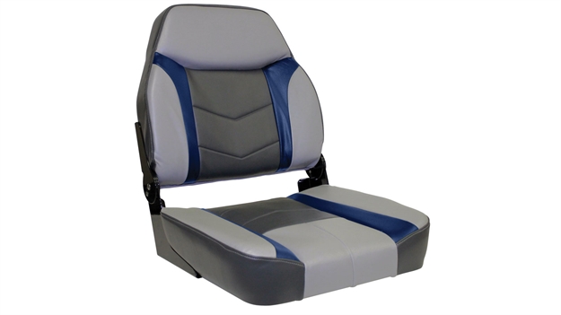 Picture of Wise Foods Seat Comdr HB Gry/Chr/Nvy