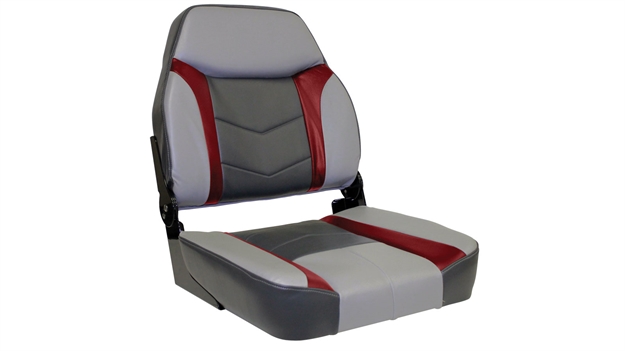 Picture of Wise Foods Seat Comdr HB Gry/Chr/Red