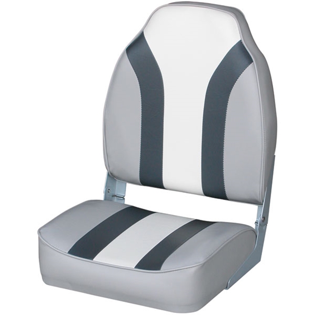 Picture of Wise Foods Seat Hbck Gry/Chr/Wht