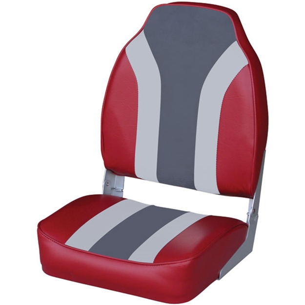 Picture of Wise Foods Seat Hbck Red/Gry/Char